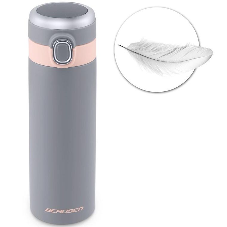 Berdsen, termos próżniowy, szary, 450 ml