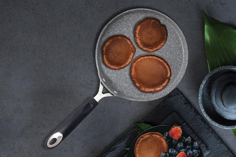 Berlinger Haus, Stone Touch, zestaw: garnki granitowe z pokrywą + patelnie + akcesoria, 18 elementów