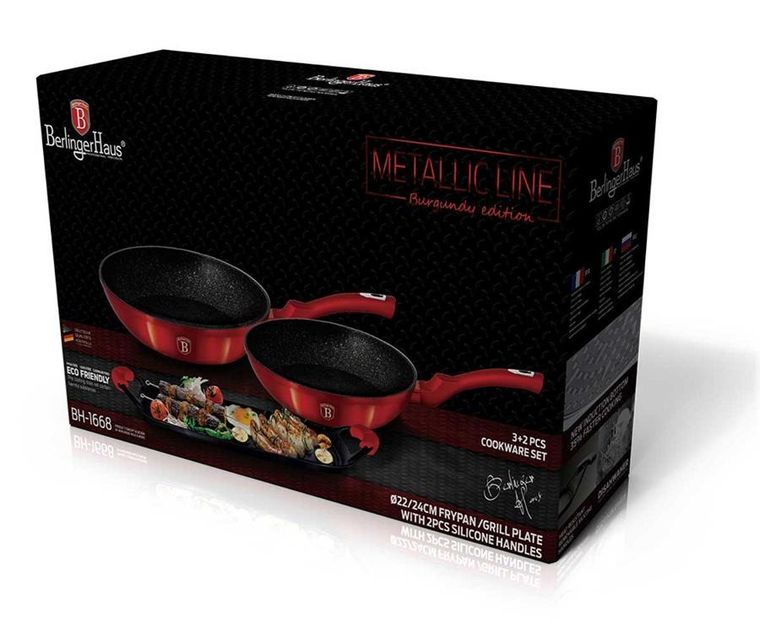 Berlinger Haus, zestaw patelni granitowych