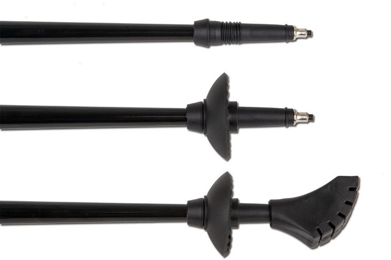 Best Sporting, kije do nordic walking, 2-sekwencje, czarne