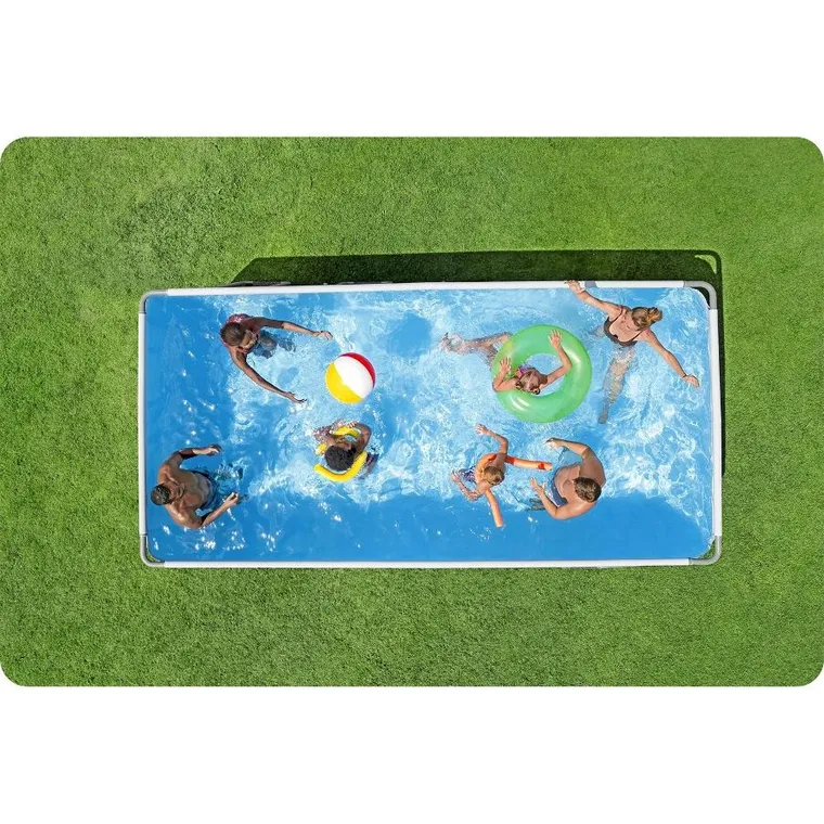 Bestway, basen ogrodowy, stelażowy, 10w1, 488-244-122 cm