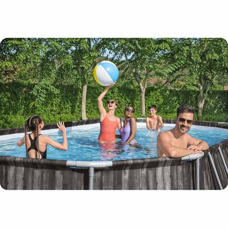 Bestway, basen ogrodowy, stelażowy, 18w1, 610-366-122 cm