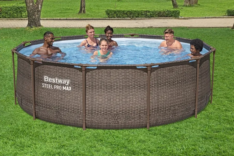 Bestway, basen ogrodowy stelażowy, 366-100 cm, zestaw, 18w1