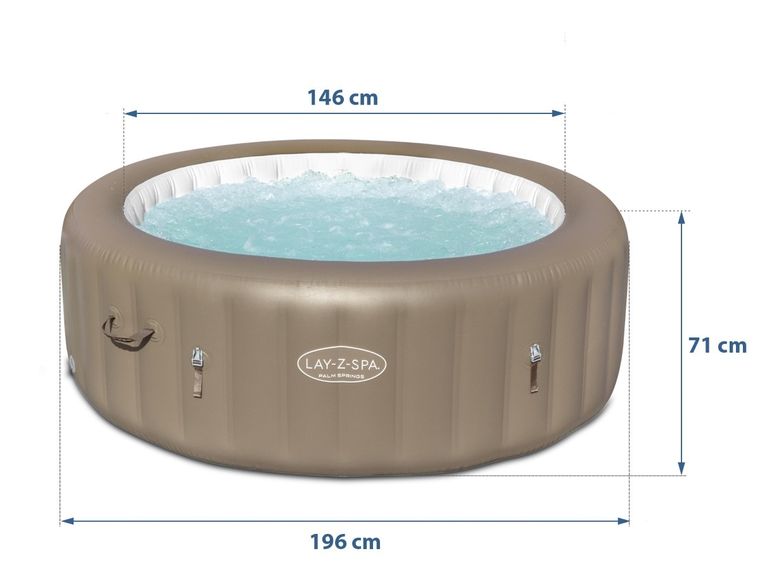 Bestway, dmuchane SPA, Lay-Z Palm Springs, 6 osobowe