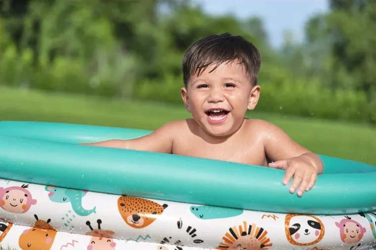 Bestway, dmuchany basenik, rybki, 102 cm