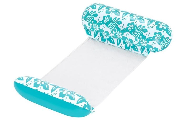 Bestway, dmuchany materac do pływania, siatkowy, miętowy, 140-87 cm