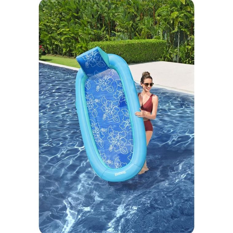 Bestway, dmuchany materac do pływania z oparciem