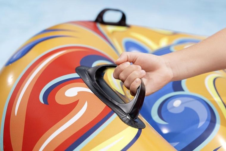 Bestway, dmuchany żółw, materac 186-168 cm