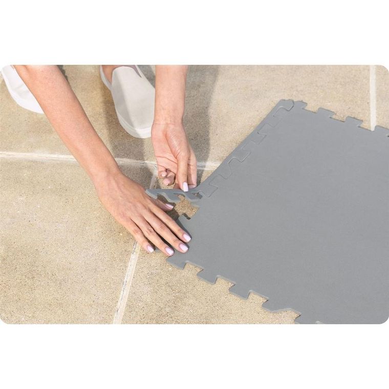 Bestway, mata piankowa pod SPA, 50-50 cm, 16 szt.