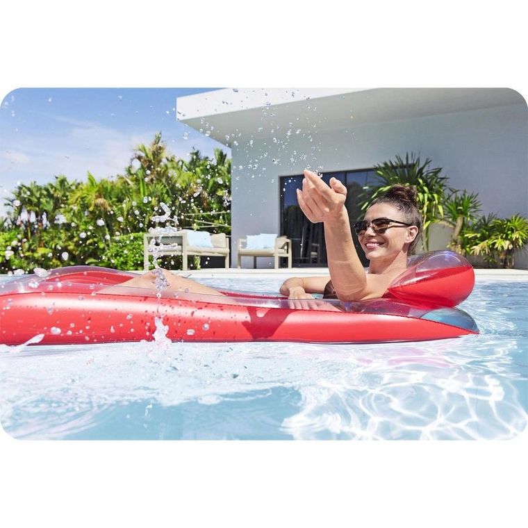 Bestway, materac do pływania, czerwony