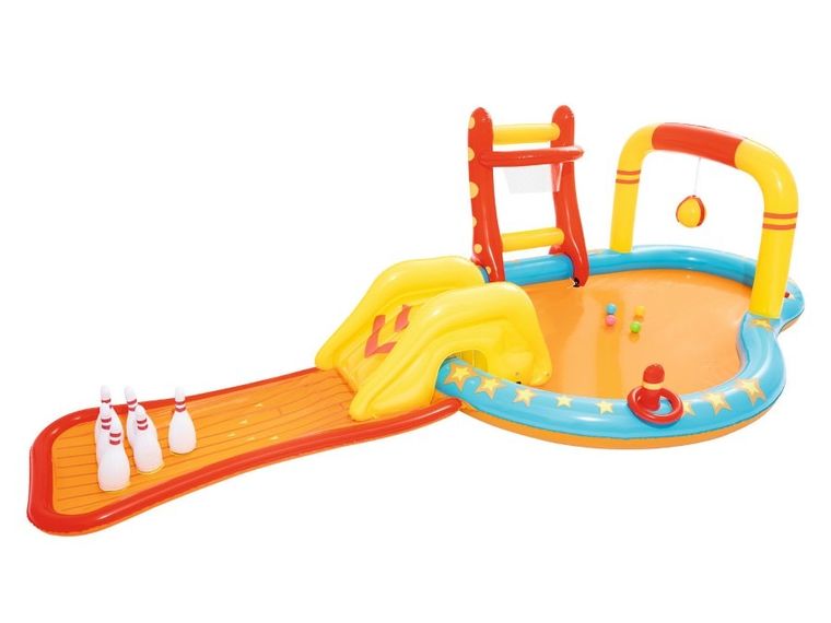 Bestway, Nocny obóz, dmuchany plac zabaw, 435-213-117 cm