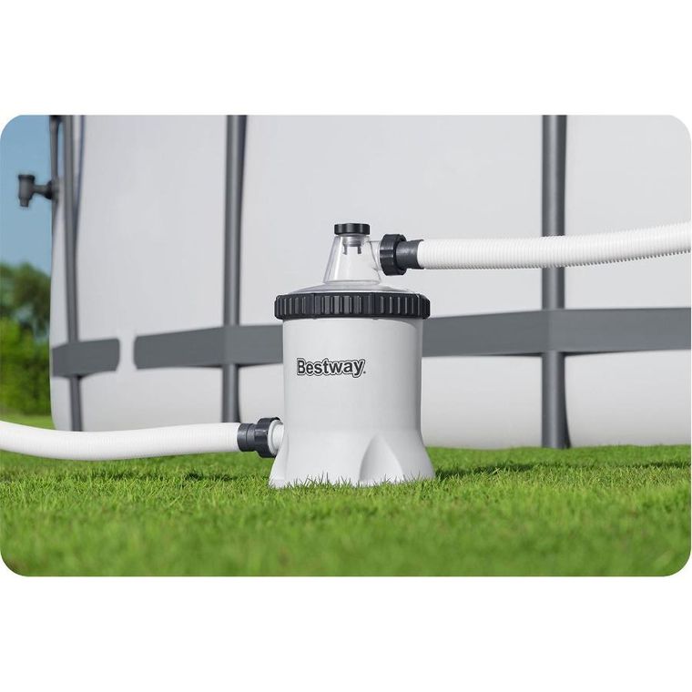 Bestway, pompa filtrująca do basenu, 5678 l/h + kulki filtrujące