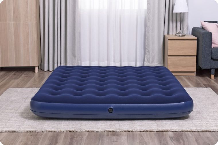 Bestway, Queen, materac welurowy, 203-152-22 cm