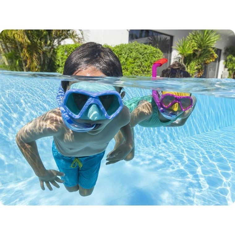 Bestway, zestaw do nurkowania, różowy