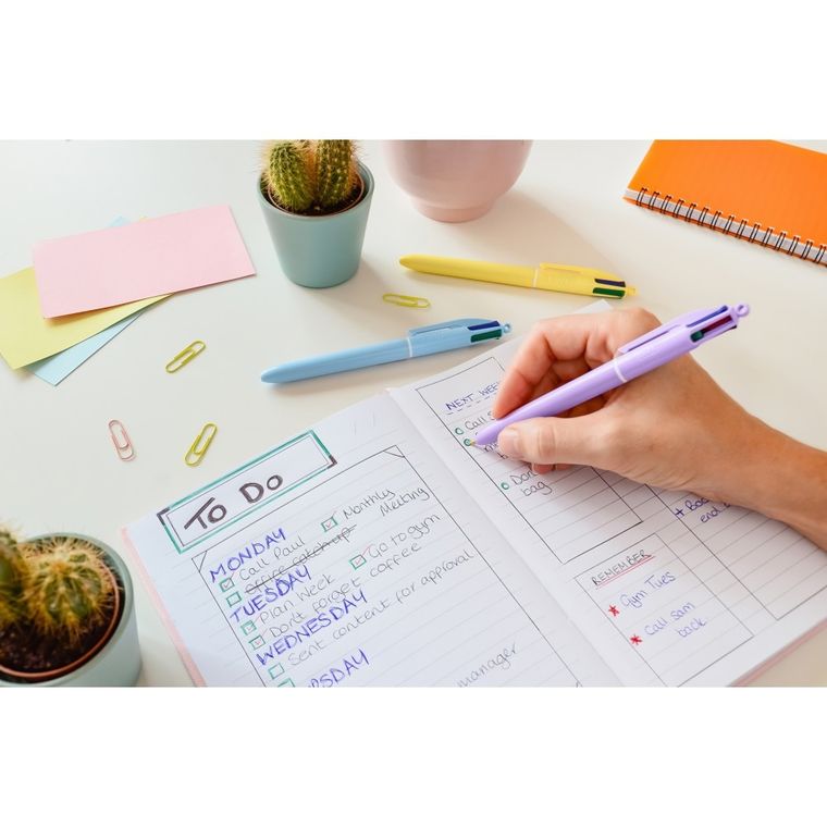 Bic, 4 Colours, Pastel, długopis, 1 szt.