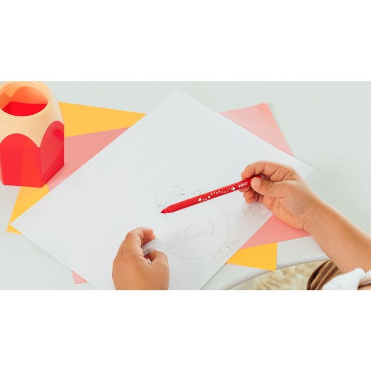 Bic, Kids, Coulour Erase, magiczne flamastry, 10 kolorów + 2