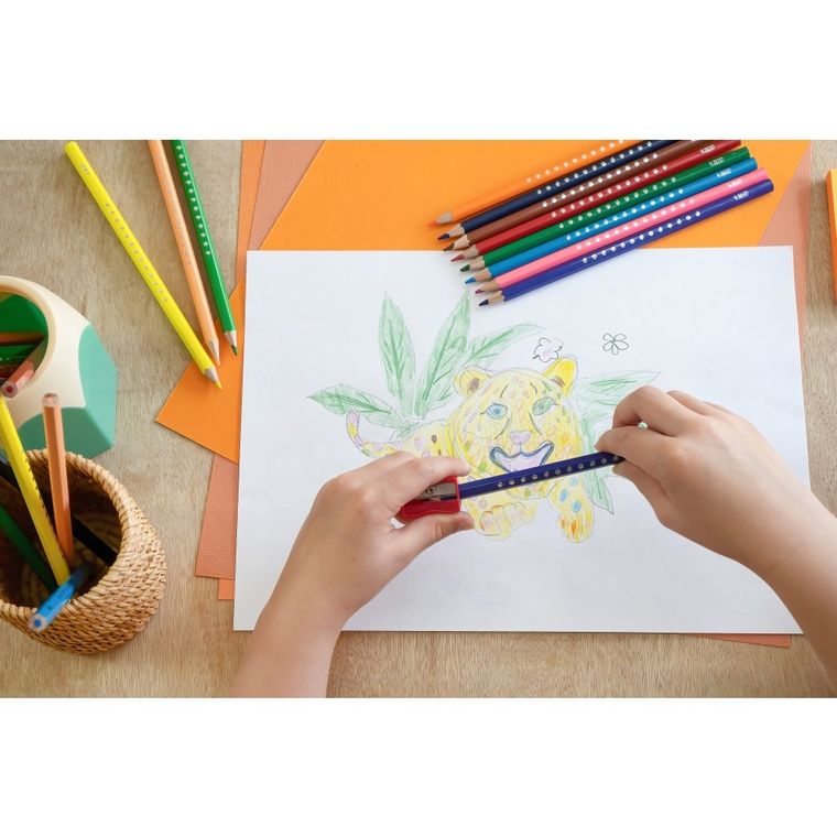 Bic, Kids, Smooth, kredki drewniane, 24 szt.