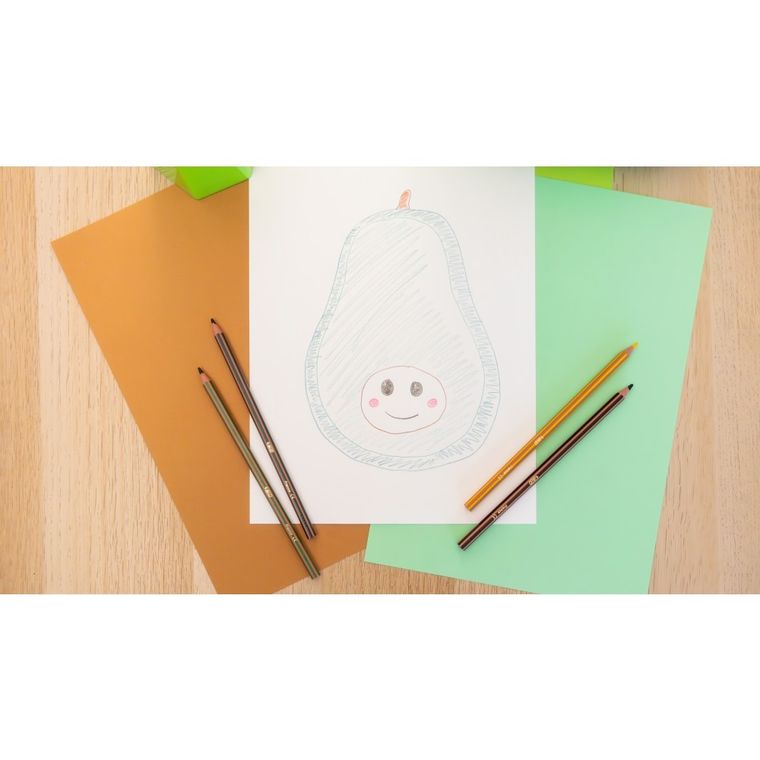 Bic, Kids, Tropicolors, kredki ołówkowe, 12 szt.