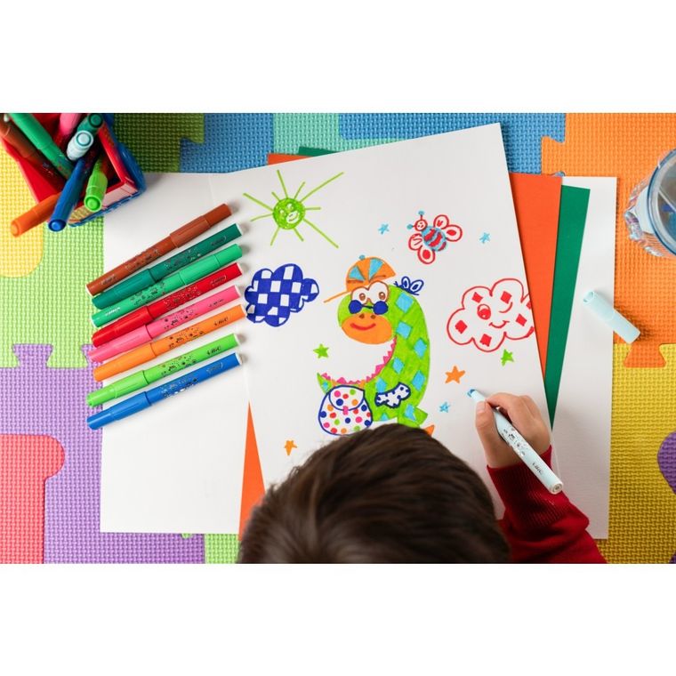 Bic, Kids, Visacolor XL, flamastry, 12 kolorów