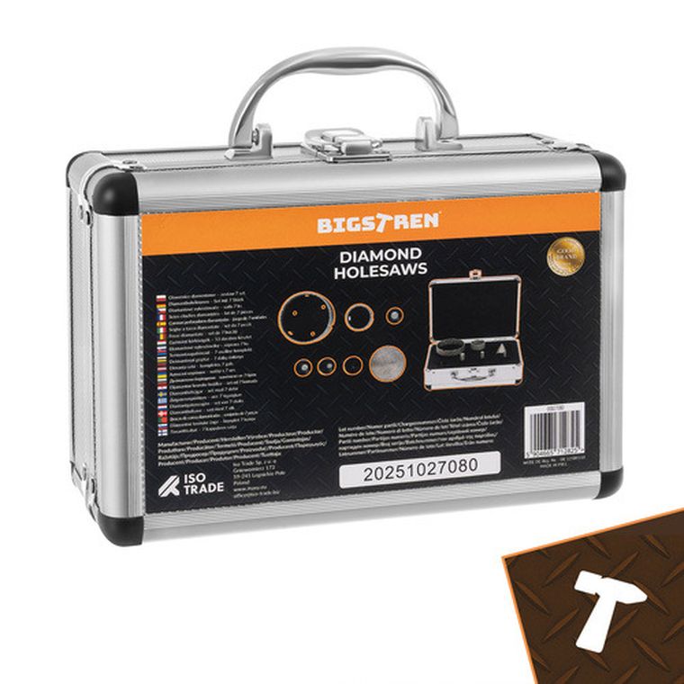 Bigstren, otwornice diamentowe, 7 szt.