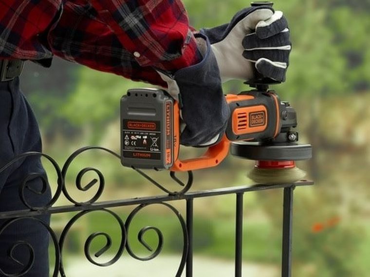 Black&Decker, szlifierka kątowa, bez akumulatora, 18V