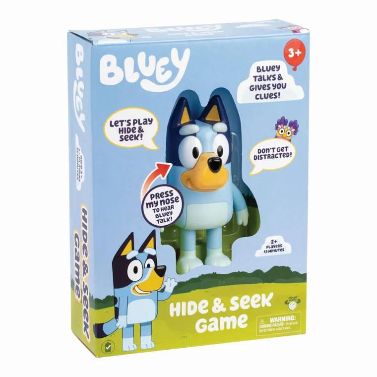 Bluey, interaktywna zabawka do zabawy w chowanego