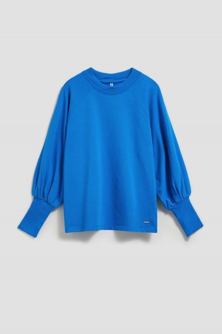 Bluza damska, niebieska, Moodo