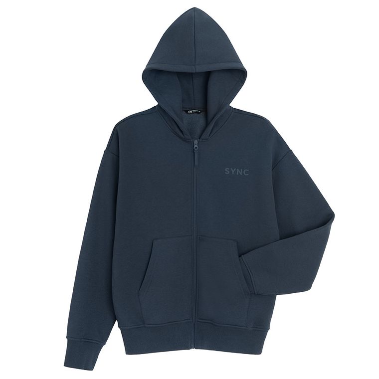 Bluza unisex oversize z kapturem i zapięciem NOWEAR