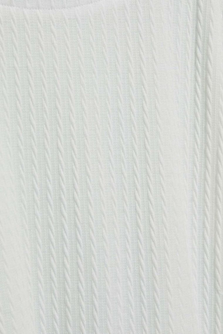 Bluzka damska z krótkim rękawem, biała, Moodo