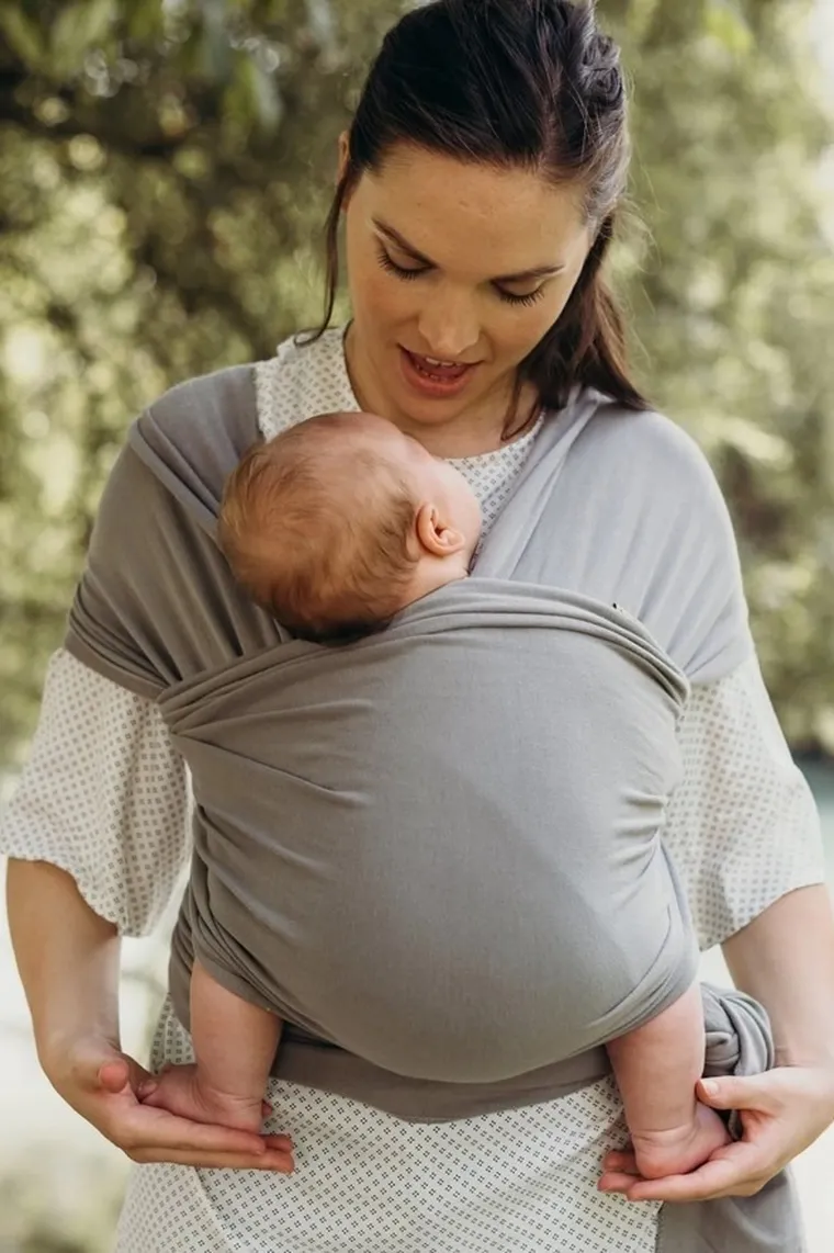 Boba, Wrap, chusta do noszenia dziecka, ciemnoszara