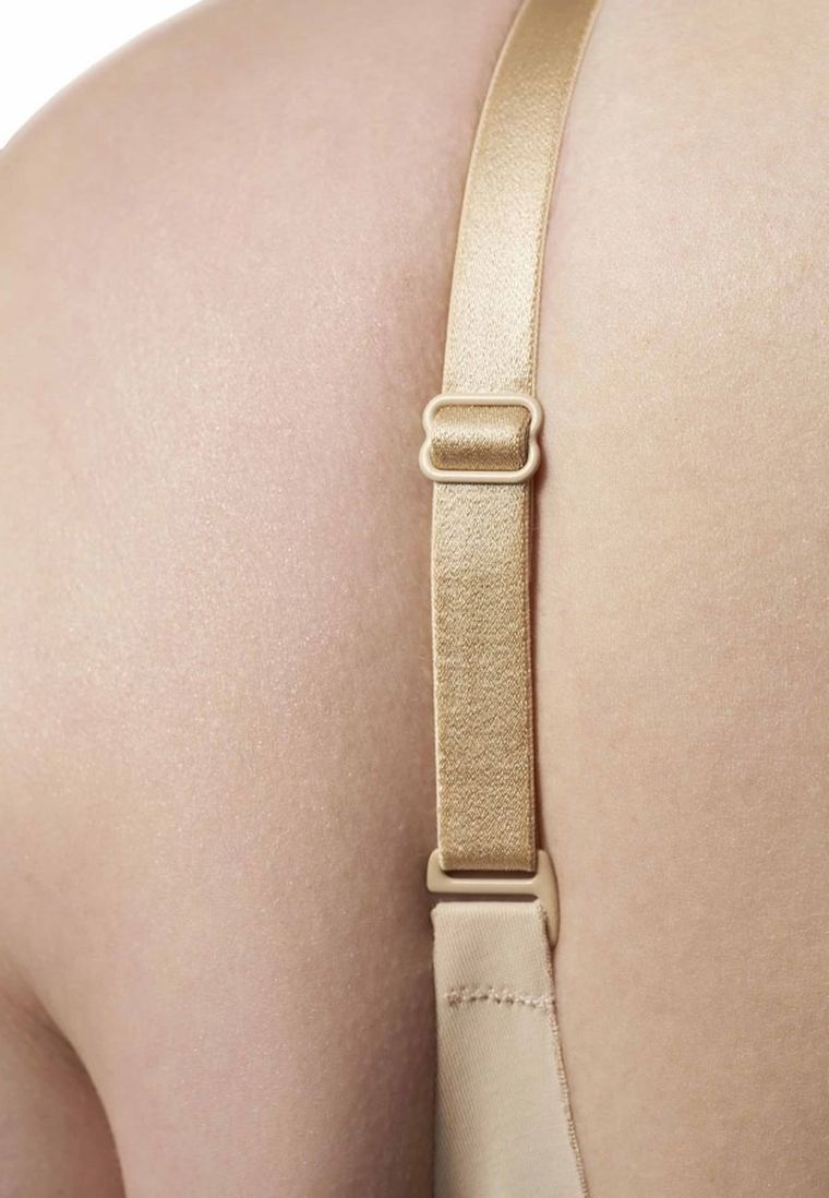 Body damskie na ramiączka, modelujące, beżowe, Julimex