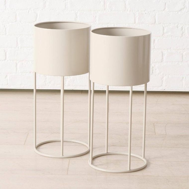 Boltze Garden, metalowe stojaki na kwiaty aurela, 3 sztuki