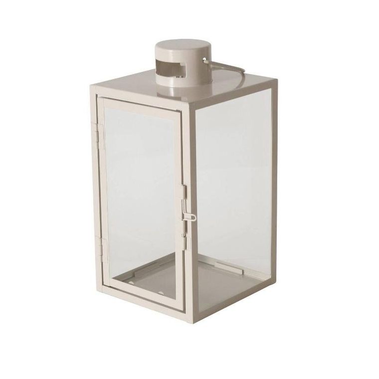 Boltze Home, lampiony metalowe, Arania, beżowe, 2 szt.