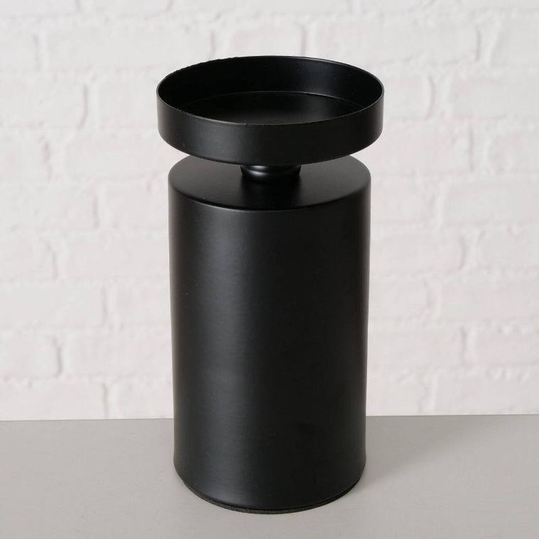 Boltze Home, świeczniki na stół na grube świece, Meril, 3 szt., Ø 7, 5 cm