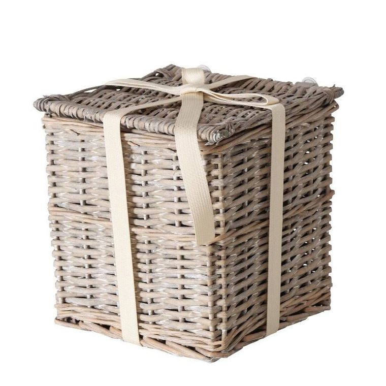 Boltze Home, Tango, kosze wiklinowe zamykane, 3 szt.