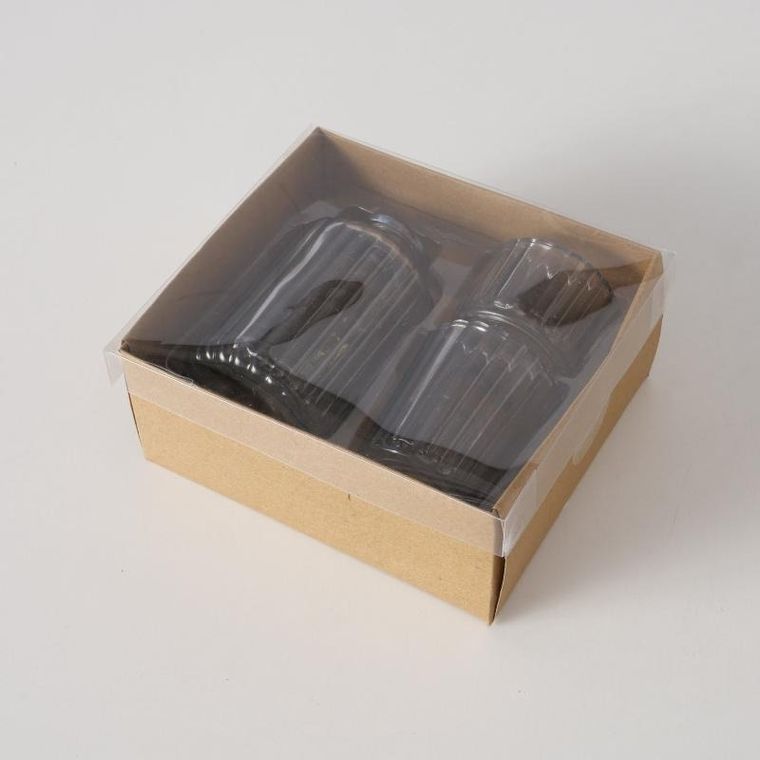 Boltze Home, zestaw szklanych dekoracji, Tolka, świeczniki i wazon, 10 cm