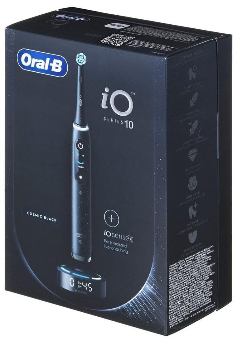 Braun, Oral-B, iO10, szczoteczka elektryczna, Cosmic Black