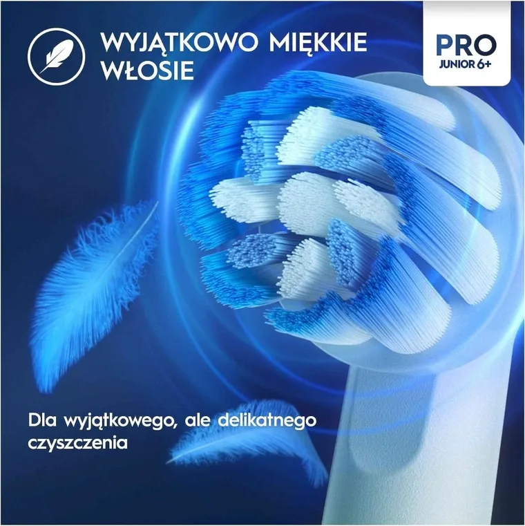 Braun, Oral-B, Junior Pro, szczoteczka elektryczna, fioletowa