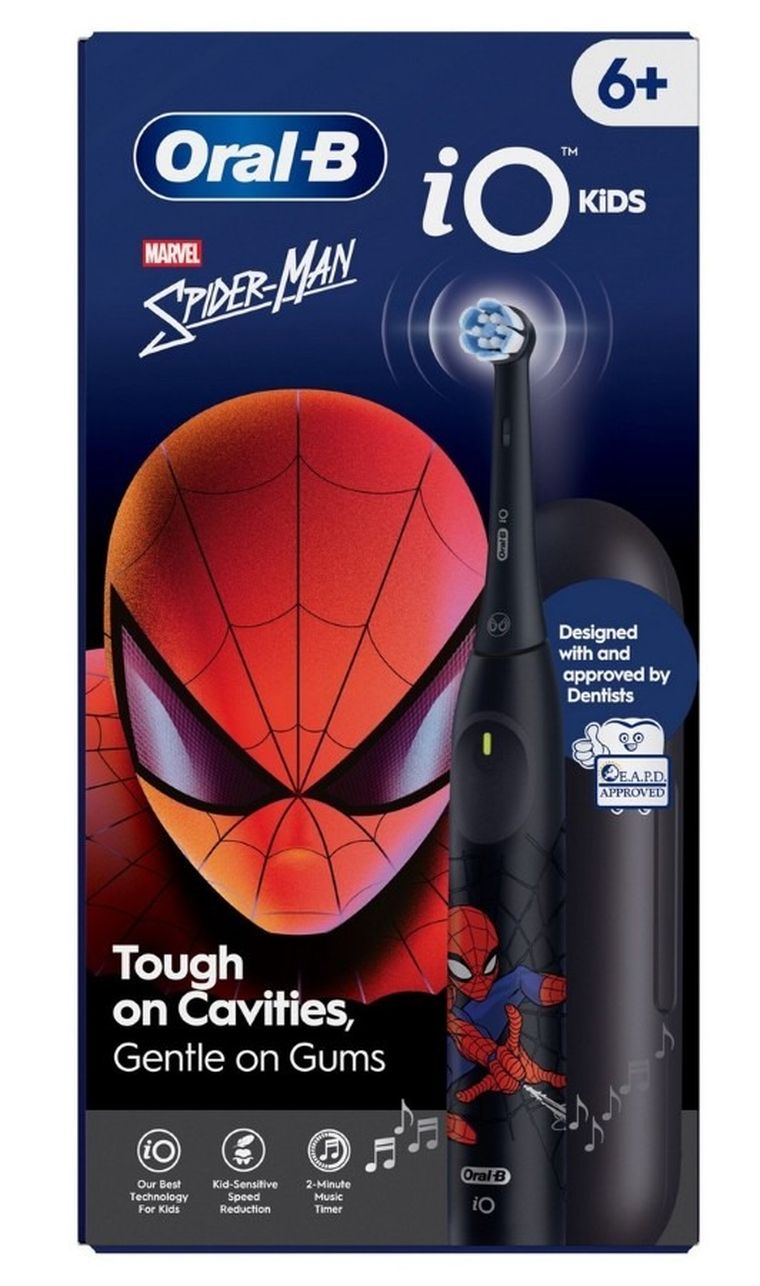 Braun, Oral-B, Spider-Man, iO2 Kids, szczoteczka akumulatorowa dla dzieci