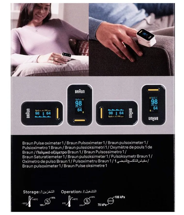 Braun, Pulse Oximeter, pulsoksymetr napalcowy