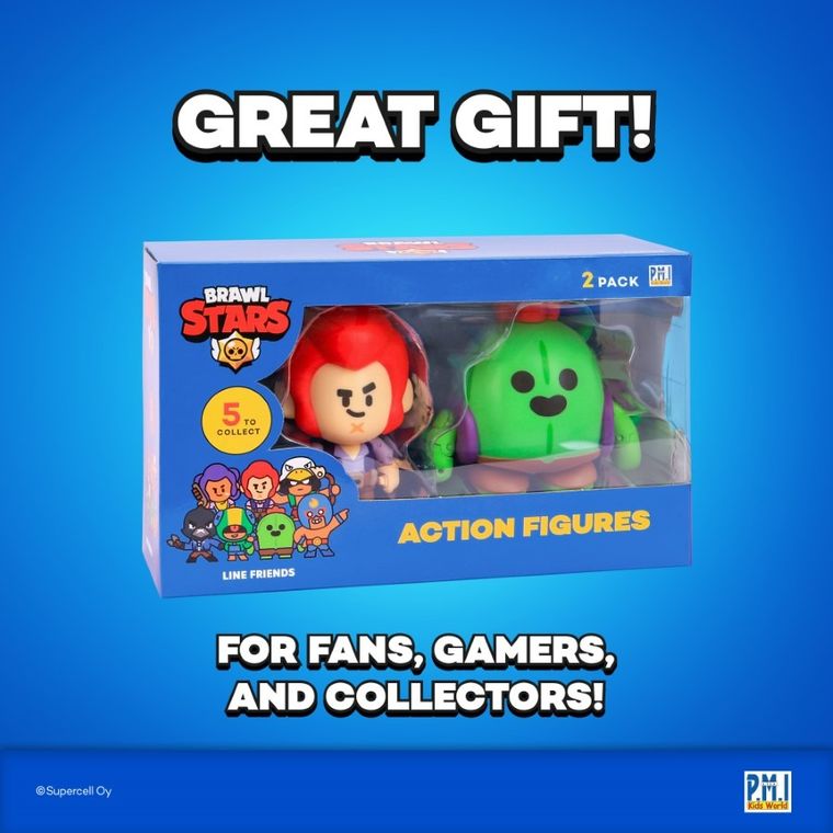 Brawl Stars, figurki akcji, 11 cm, 2 szt.