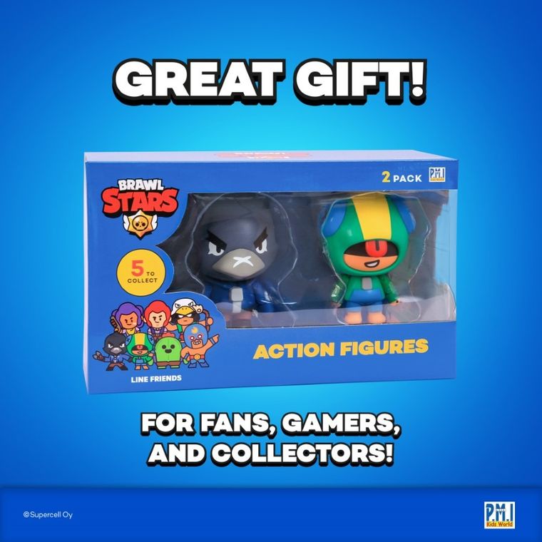 Brawl Stars, figurki akcji, 11 cm, 2 szt.
