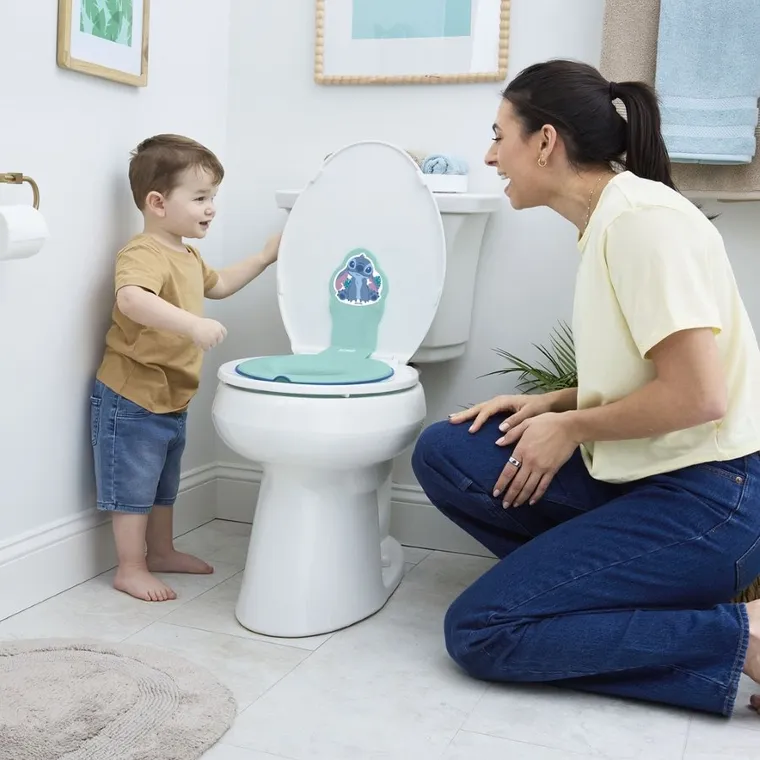 Bright Starts, Lilo i Stitch, Flip & Sit, nakładka na toaletę, 18m+