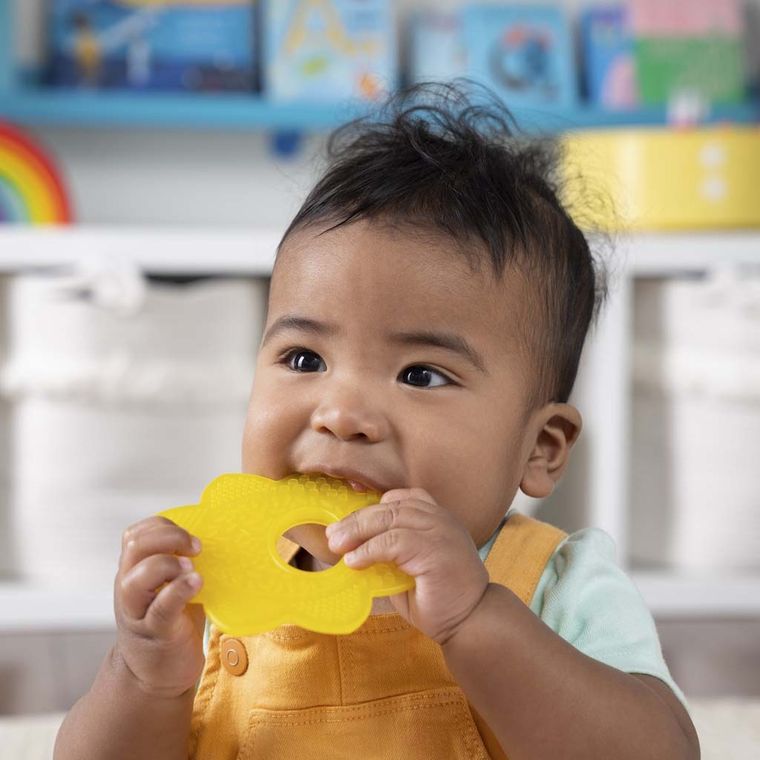 Bright Starts, Sunny Soothers, gryzak w kształcie słonecznika i lodów, 2 szt.