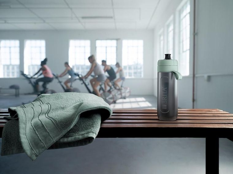 Brita Active, butelka filtrująca, pastelowa zieleń, 2 dyski