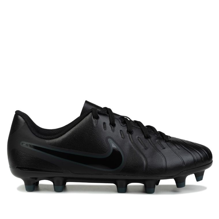 Buty piłkarskie dziecięce, lanki, czarne, Nike Jr Legend 10 Club FG/MG