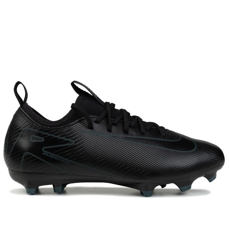 Buty piłkarskie dziecięce, lanki, czarne, Nike Zoom Vapor 16 Academy FG/MG
