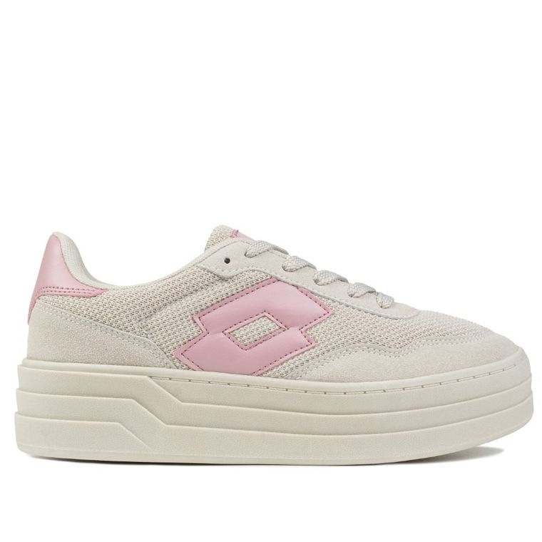 Buty sportowe damskie, beżowe, Lotto Staliot