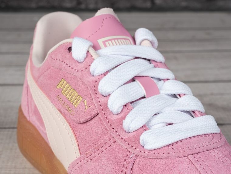 Buty sportowe damskie, różowe, Puma Palermo