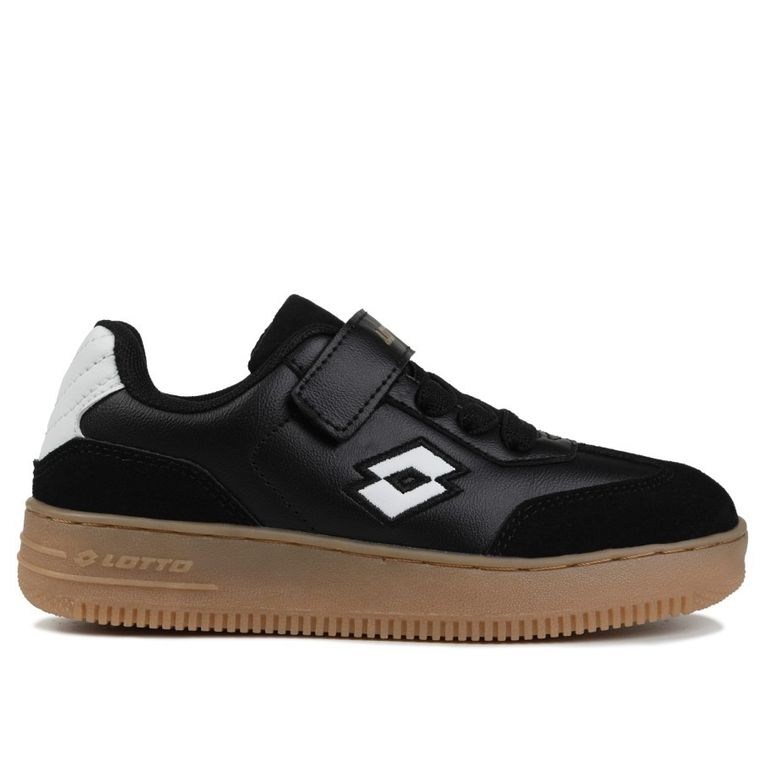 Buty sportowe dziecięce, czarne, Lotto Makera
